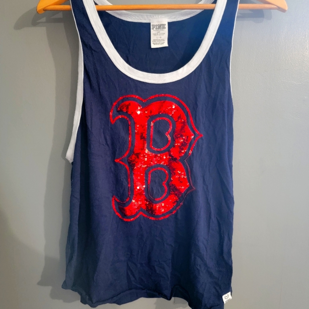 Victoria Secret Sequined Boston Red Sox Tank